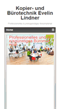Mobile Screenshot of buerolindner.de